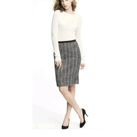J.Crew No. 2 Pencil Skirt in Midnight Tweed Knit - Picture 1 of 10